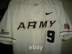 USMA Army Black Knights West Point game used Nike Baseball jersey! AMAZING! LOO