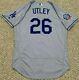 Utley Size 46 #26 2018 Los Angeles Dodgers Game Used Jersey 60 Year Mlb Holo