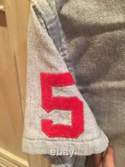 Vintage 1940s-50s FRESNO STATE BULLDOGS Game Used Flannel Baseball Jersey #11