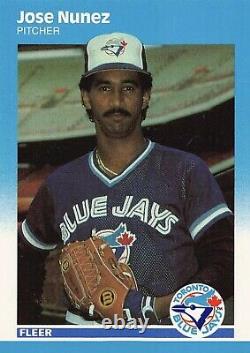 Vintage 1987 Toronto Blue Jays Jose Nunez Team Issued Game Worn Jersey