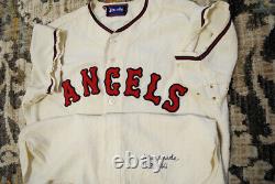 Vintage 60s Baseball Los Angeles Angels Anaheim Ken McBride Game Jersey