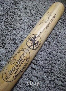Vintage Bicentennial Tom Shopay H&B 125 Louisville Game Used Baseball Bat Rare