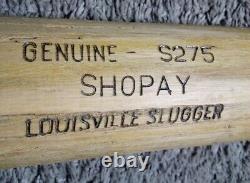 Vintage Bicentennial Tom Shopay H&B 125 Louisville Game Used Baseball Bat Rare
