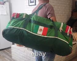 Vtg World Baseball Classic Team Mexico Game Used Equipment Bag Super Rare Find