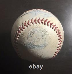 WBSC Women's Baseball World Cup Game Used Baseball Gold Medal Game