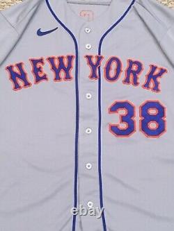WILSON size 48 #38 2020 New York Mets game used jersey road SEAVER 41 MLB HOLO