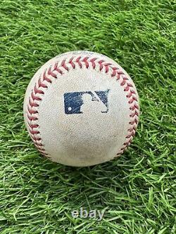 Wander Franco Tampa Bay Rays Game Used Baseball Single MLB Auth 2022