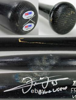 White Sox Frank Thomas Signed 2002 Game Used Rawlings Baseball Bat PSA/DNA GU8