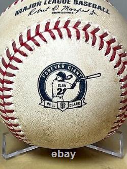 Will Clark #22 Retirement Game-ready Logo Baseball Mlb Holo Cubs Giants 7/30/22