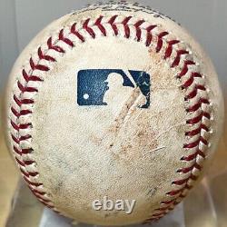 XANDER BOGAERTS GAME-USED +FIELDED BASEBALL RED SOX SS RECORD 1094th GAME 6/3/22