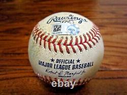 Xander Bogaerts Red Sox ALCS Game Used DOUBLE Baseball 10/16/2021 Hit vs Astros
