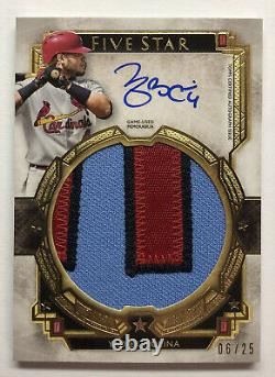 Yadier Molina Auto 2018 Topps Five Star JUMBO Game Used PATCH Autograph SP/25