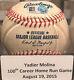 Yadier Molina Game Used Baseball From 100th Career Home Run Game Cardinals