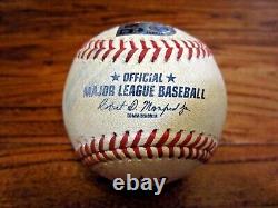 Yordan Alvarez Astros Game Used WALK Baseball 8/1/2022 Space City Logo v Red Sox