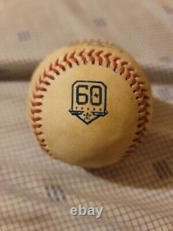 Yordan Alvarez Ball Game Used Baseball vs Tampa Bay Rays 10/1/2022 Astros 60th