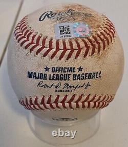 Yuli Gurriel Astros Game Used SINGLE Baseball 4/23/2022 fielded by Lourdes Jr