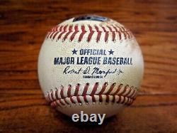 Yuli Gurrlel Astros Game Used RBI SINGLE Baseball 9/18/2022 60th Logo Hit #855