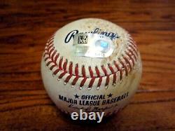 Yuli Gurrlel Astros Game Used RBI SINGLE Baseball 9/18/2022 60th Logo Hit #855