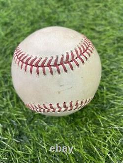 Zack Greinke Houston Astros Game Used Baseball Strikeout career # 2645