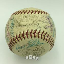 1958 Chicago Cubs Game Team Signature Utilisé Nl Baseball Ernie Banks Psa Adn Coa