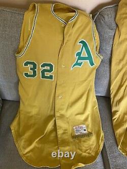 1963 Kansas City Athletics Kc Comme Jeu Utilisé Worn Jersey & Pantalons