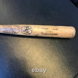 1976 Jamie Quirk Jeu Utilisé Bicentenaire Louisville Slugger Baseball Bat