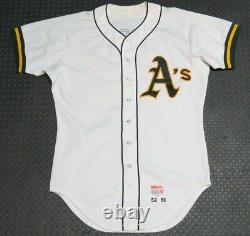 1983 Luis Quinones Oakland Athletics Game Used Worn Mlb Baseball Jersey A’s