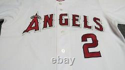 2003 Adam Kennedy Los Angeles Angels Jeu Utilisé Usé Mlb Baseball Jersey! Anaheim