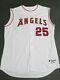 2004 Troy Glaus Los Angeles Angels Jeu Utilisé Usé Mlb Baseball Jersey! Anaheim