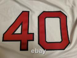 2016 Andrew Benintendi Jeu Émis Boston Red Sox Jersey Mlb Cao Non-usagé Non-usagé