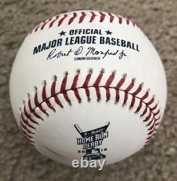 2018 Jeu des étoiles du Baseball Mlb Home Run Derby Balle utilisée Max Muncy Dodgers Semaine de l'étoile DC