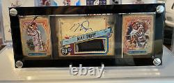 2019 Topps Tsigane Reine Mike Trout Angels Livret Auto 1/1 Game Used Patch