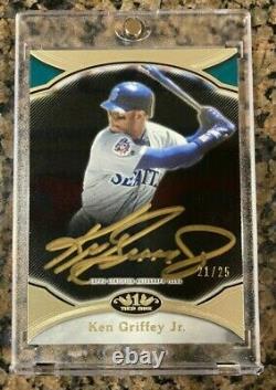 2020 Topps Tier One Ken Griffey Jr Gold On Card Autograph # /25 Auto