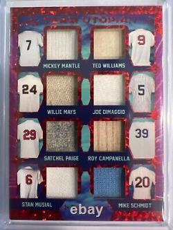 2022 Leaf In The Game Used Mickey Mantle Williams Dimaggio Paige Musial 20/20