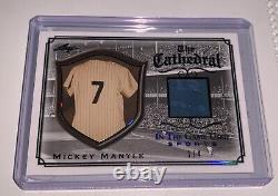 2022 Leaf In The Game Used The Cathedral Seat Used Mickey Mantle 1/4