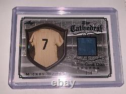 2022 Leaf In The Game Used The Cathedral Seat Used Mickey Mantle 1/4