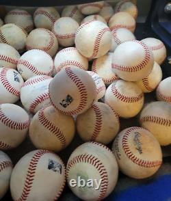 32 Balles de baseball officielles utilisées dans les jeux Rawlings de la ligue mineure MILB par Robert Manfred Jr.