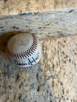 Aaron Judge, balle de baseball utilisée lors du match des New York Yankees, signée et authentique