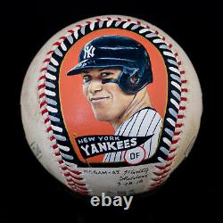 Aaron Juge Baseball Authentifié Masterpieces Jeu Utilisé, Autographié Baseball