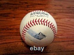 Alex Bregman Astros 2019 Alds Jeu 2 Jeu De Baseball Usagé 10/5/19 Vs Rays Hit Foul