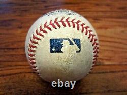 Alex Bregman Astros Jeu De Baseball Usagé 25/07/2016 Mlb Debut Vs Yankees Rare