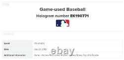 Andrew Mccutchen Pirates Jeu Utilisé Double Baseball 23/09/2012 Hit #623 Vs Astros