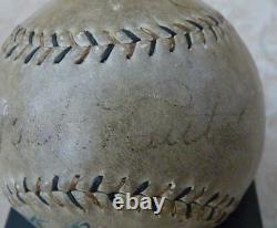 Babe Ruth 1934 Tour Du Japon Signé Baseball Psa/adn Gehrig Foxx Jeu Utilisé