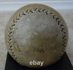 Babe Ruth 1934 Tour Du Japon Signé Baseball Psa/adn Gehrig Foxx Jeu Utilisé