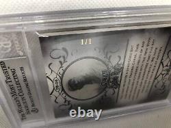 Babe Ruth Jeu De Cartes De Baseball Bats Usagées Bgs 9 Monnaie Pop 1/1 Or New York Yankees