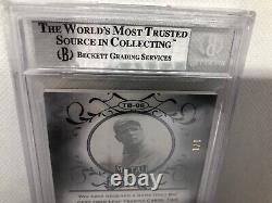 Babe Ruth Jeu De Cartes De Baseball Bats Usagées Bgs 9 Monnaie Pop 1/1 Or New York Yankees