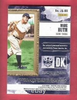 Babe Ruth Jeu Utilisé Jersey Card 2018 Diamond Kings Jersey Yankees De New York