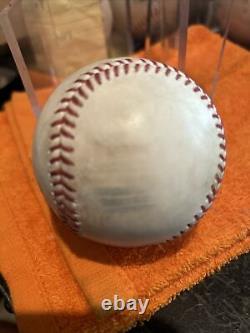 Balle de jeu utilisée en 2018 Astros de Houston contre Red Sox de Boston 10/13/2018 Hologramme MLB PS