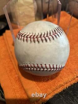 Balle de jeu utilisée en 2018 Astros de Houston contre Red Sox de Boston 10/13/2018 Hologramme MLB PS