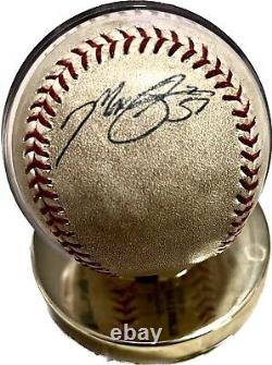 Baseball utilisé lors du jeu signé par Max Scherzer (detroit Tigers #37)